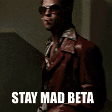 Tyler Durden Sigma GIF - Tyler Durden Sigma Stay Mad Beta GIFs