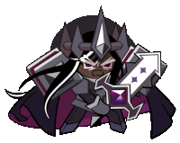 a cartoon character with a crown and a sword