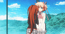 Idk What Anime This Is From But Its Anime Girls Hugging GIF - Idk What Anime This Is From But Its Anime Girls Hugging Yuri GIFs