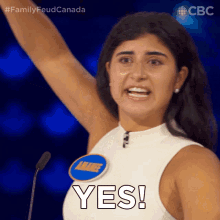 Yes Amanee GIF - Yes Amanee Family Feud Canada GIFs