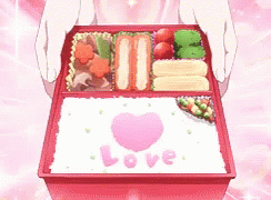 Four Grid Cute Bento Lunch Box Kawaii Rectangular Leakproof Plastic Anime  Microw  eBay