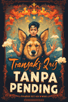 a poster that says transak 's qnis tanpa pending on it