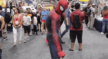Awkward Hand Holding GIF - Spiderman Sdccgifs Super GIFs