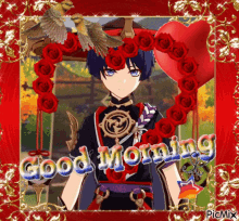 Good Morning Genshin Scaramouche GIF - Good Morning Genshin Scaramouche GIFs