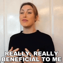 Really Really Beneficial To Me Tracy Kiss GIF - Really Really Beneficial To Me Tracy Kiss It Benefits Me GIFs