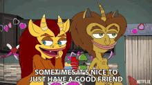 Sometimes Its Nice To Just Have A Good Friend Friends GIF