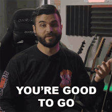 Youre Good To Go Andrew Baena GIF - Youre Good To Go Andrew Baena You Are Ready To Go GIFs