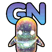 a picture of a dolphin with the letter gn behind it