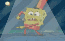 Spongebob Singing GIF