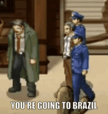 Ace Attorney Dick Gumshoe GIF - Ace Attorney Dick Gumshoe Brazil GIFs
