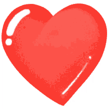 its all love heart red red heart shiny heart