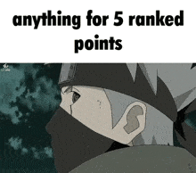 anything for 5 ranked points aba