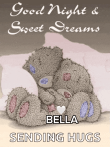 Goodnight Sweetdreams GIF - Goodnight Sweetdreams Teddybear GIFs
