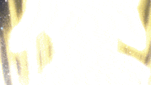 a glowing light is coming out of a person 's body