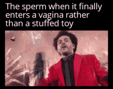 the sperm when when the sperm stuffed toy