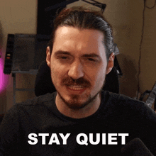 Stay Quiet Bionicpig GIF