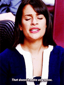 Glee Rachel Berry GIF - Glee Rachel Berry That Doesnt Make Any Sense GIFs