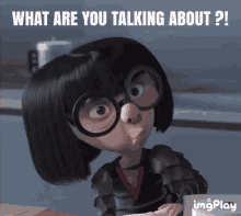 Edna Mode GIF - Edna Mode What Are You Talking About GIFs