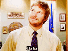 Haha Parks And Rec GIF - Haha Parks And Rec Parks And Recreation GIFs
