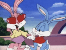 Bunny Babs Bunny GIF - Bunny Babs Bunny Buster Bunny GIFs