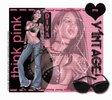 Think Pink Pose GIF