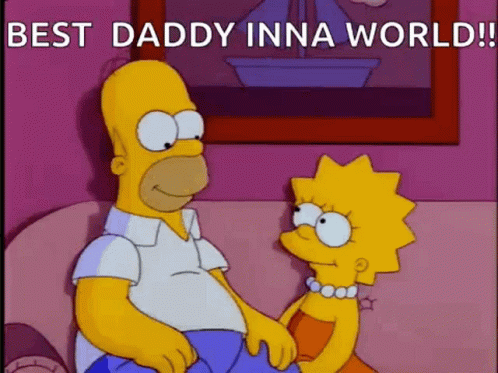 Father Daughter GIF - Father Daughter The Simpsons GIFs