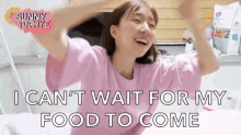 I Cant Wait For My Food To Come Excited GIF