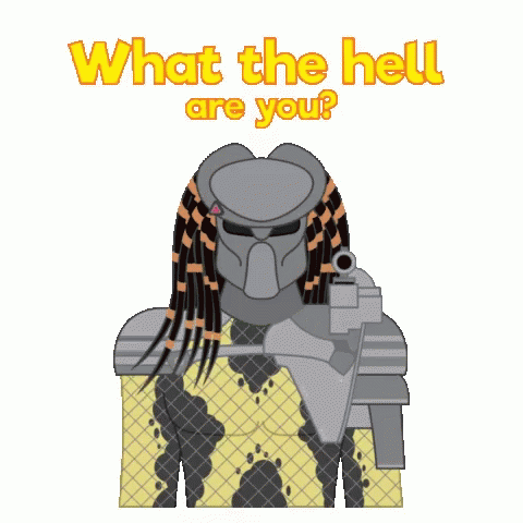 Predator Wth GIF - Predator Wth What The Hell Are You GIFs