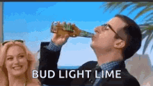 Bud Light John Oliver GIF - Bud Light John Oliver Drinking GIFs