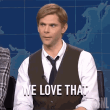 We Love That Lowell Fitzroy GIF - We Love That Lowell Fitzroy Saturday Night Live GIFs