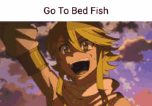 Leone Go To Bed Fish GIF - Leone Go To Bed Fish Akame Ga Kill GIFs