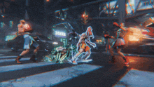 a diner sign is visible in the background of a video game