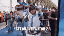 Overwatch Get On GIF