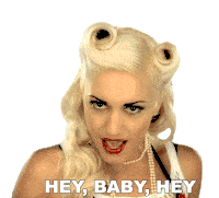 Hey Baby Hey Gwen Stefani Sticker - Hey Baby Hey Gwen Stefani No Doubt Stickers