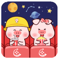 Tkthao219 Piggy Sticker