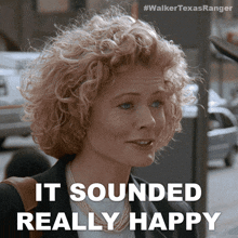 It Sounded Really Happy Alex Cahill GIF - It Sounded Really Happy Alex Cahill Walker Texas Ranger GIFs