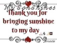 Thank You Thank You For Bringing Sunshine To My Day GIF - Thank You Thank You For Bringing Sunshine To My Day GIFs