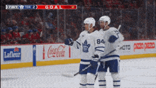 Toronto Maple Leafs Mikko Kokkonen GIF - Toronto Maple Leafs Mikko Kokkonen Leafs Goal GIFs