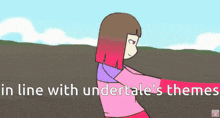 In Line With Undertale'S Themes Betty Noire GIF - In Line With Undertale'S Themes Betty Noire Frisk GIFs