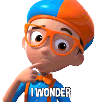 I Wonder Blippi Sticker - I Wonder Blippi Blippi Wonders - Educational Cartoons For Kids Stickers