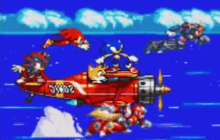 Final Fantasy Sonic Airplane GIF - Final Fantasy Sonic Airplane Flying GIFs