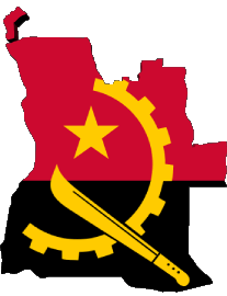 Angola Flag Sticker - Angola Flag Angola Flag Stickers
