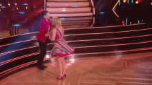 tap ballroom dance back step couple performing