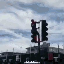Trafiklambasihaha Spiderman GIF