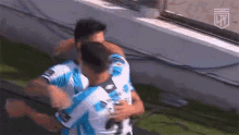 Hug Liga Profesional De Fútbol De La Afa GIF - Hug Liga Profesional De Fútbol De La Afa Embrace GIFs