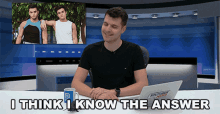 I Think I Know The Answer Benedict Townsend GIF - I Think I Know The Answer Benedict Townsend Youtuber News GIFs
