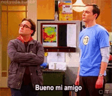 Bueno Mi Amigo GIF - Bueno Mi Amigo Bbt Big Bang Theory GIFs