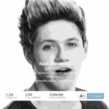 Niall Horan Coming To The 12,000,000 Followers GIF - Niall Horan Sexy One Direction GIFs