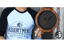 Womens Wooden Watches Shopping GIF
