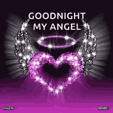 goodnight sparkles angel night my angel
